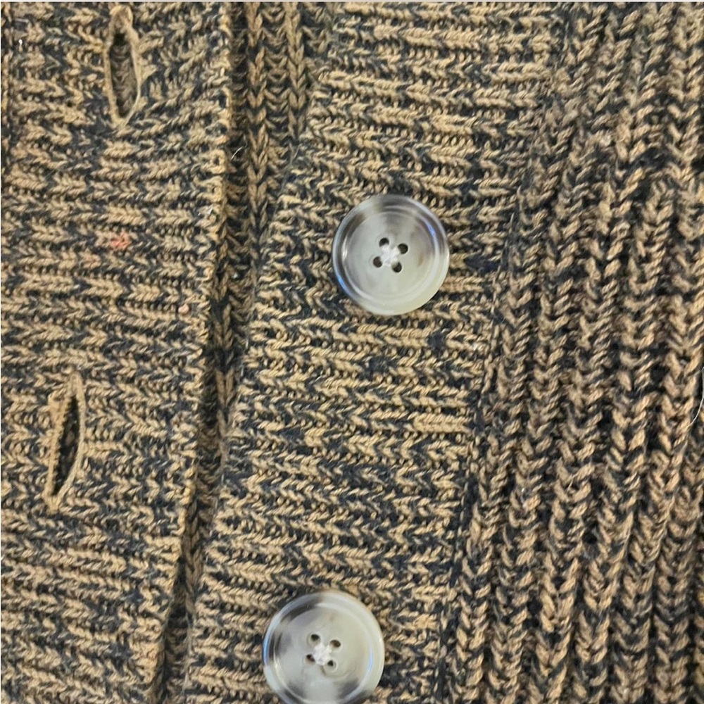 NWOT a new day target Brown Button-Up Women's Sweater - Picture 5 of 5
